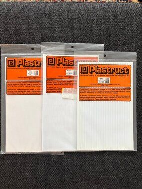 PLASTRUCT TEXTURED HOBBY MODEL SHEETS bundle *NEW*